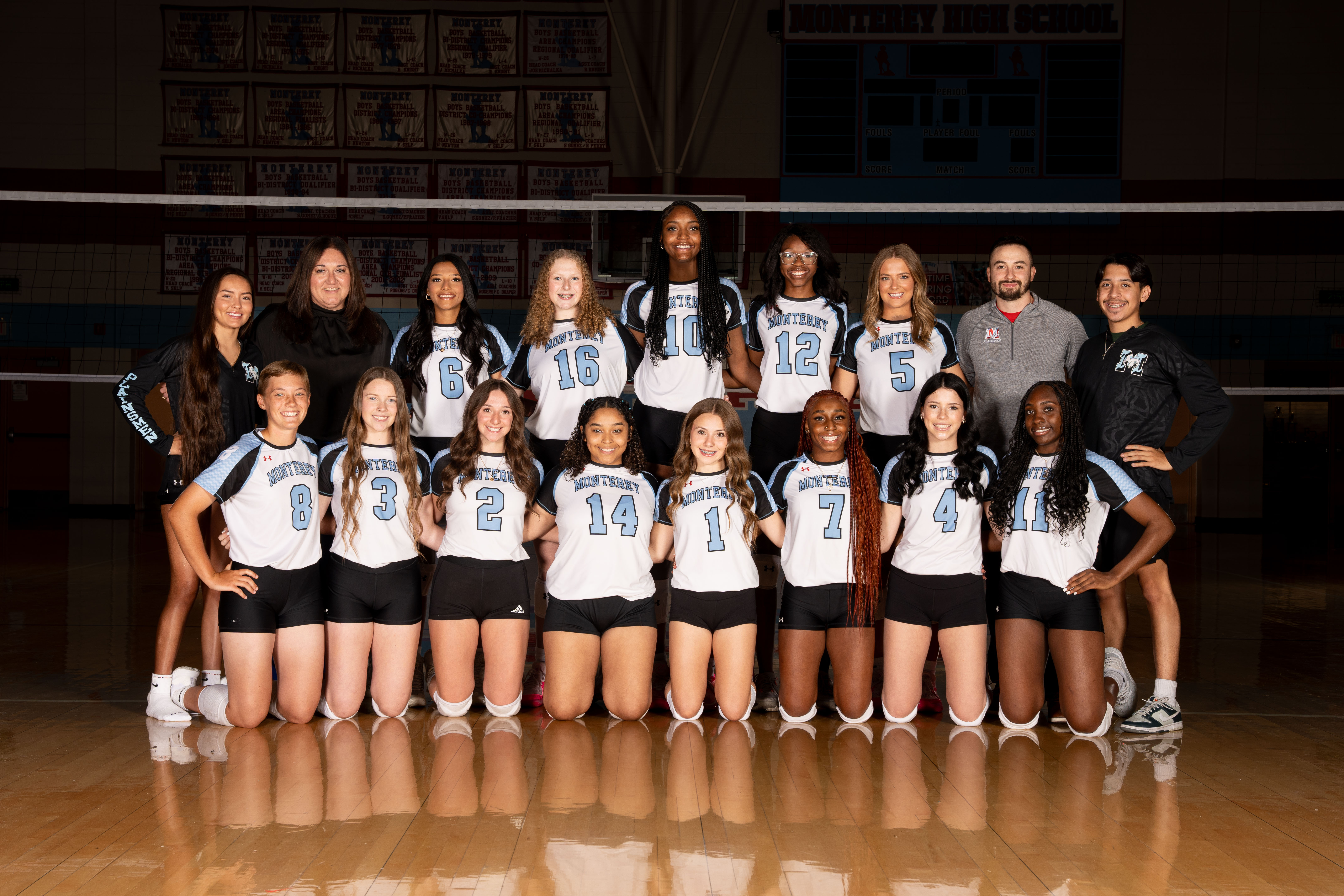 2024 Varsity Volleyball Team - MONTEREY HS